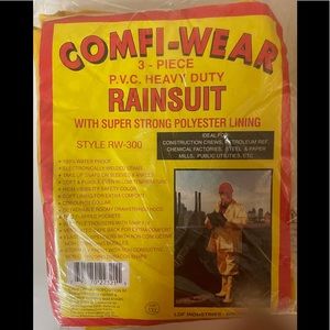 3 piece rain suit